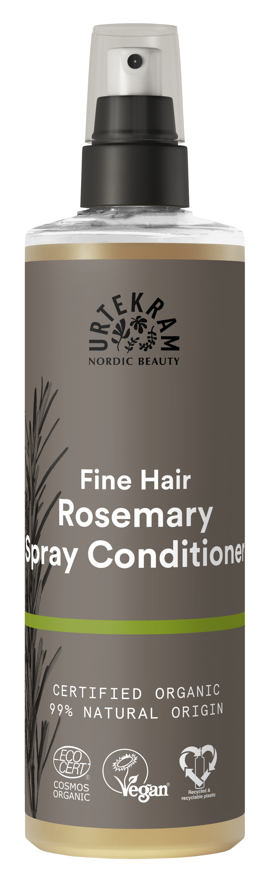 Urtekram Rosemary Hoitoainesuihke 250 ml, huuhtelematon hoitoainesuihke