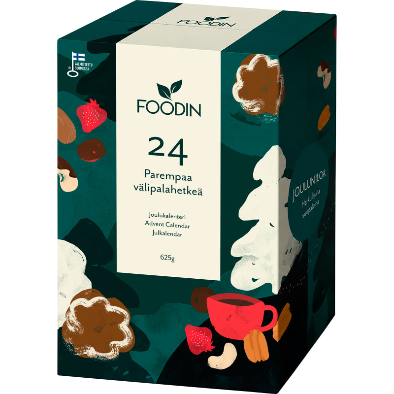 Foodin Paremmat Välipalat Joulukalenteri -pakkaus 625 g