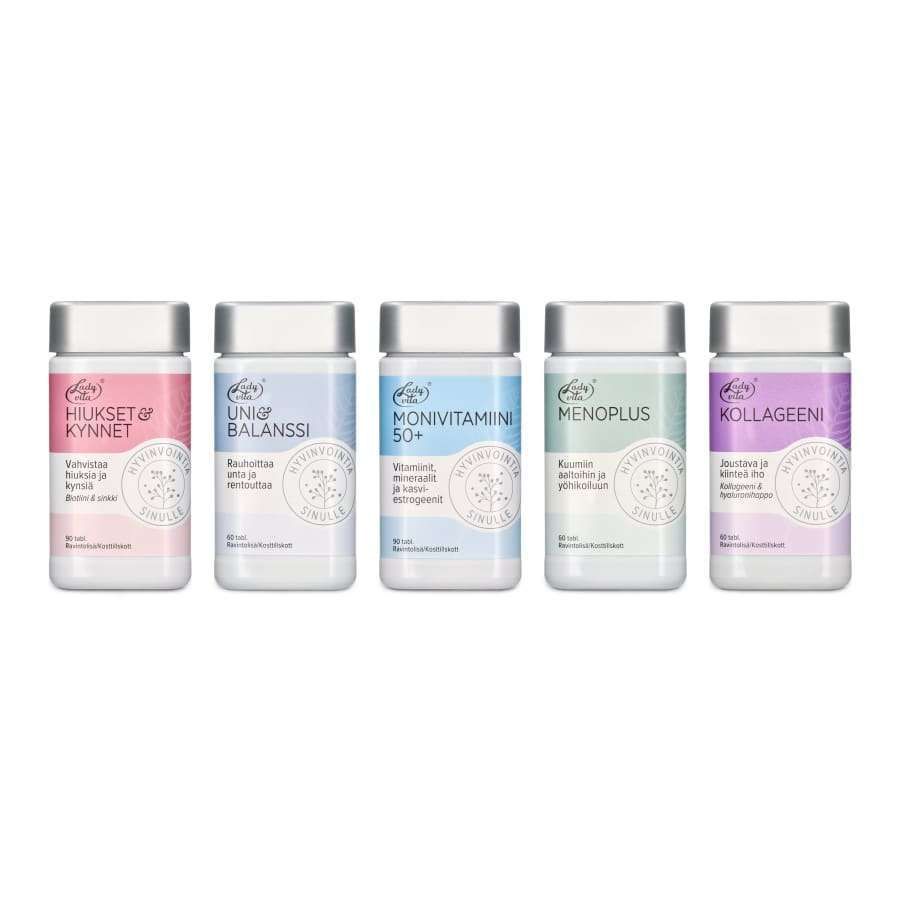 Ladyvita Monivitamiini 50+-Ladyvita-Hyvinvoinnin Tavaratalo