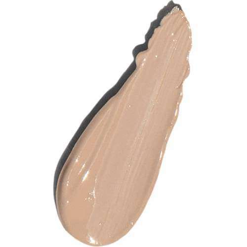 MÁDARA Skin Equal Meikkivoide, sävy Ivory; beigenvärinen meikkivoidenäyte levitettynä valkoiselle taustalle, korostaen kermaista koostumusta ja sileää pintaa; ei pakkausta, etikettiä tai tekstiä; ei ihmisiä tai käsiä.