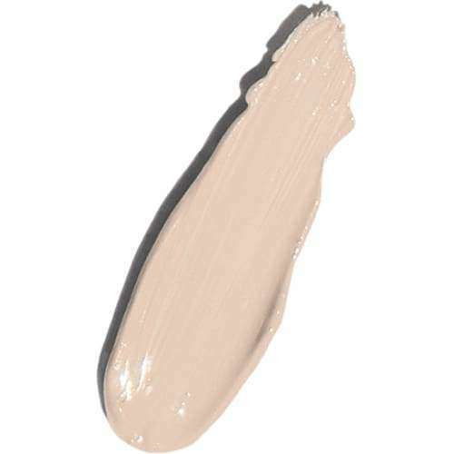 MÁDARA Skin Equal Meikkivoide; beige, kermainen meikkivoidenäyte levitettynä valkoiselle taustalle, sileä ja kiiltävä pinta, näkyvissä hienoja sivellinjälkiä; ei pakkausta tai tekstiä; ei ihmisiä tai käsiä.