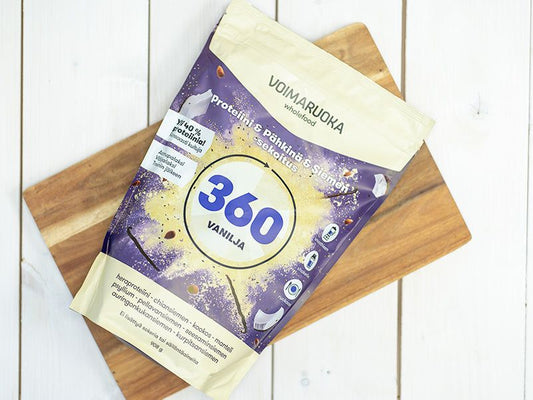 Hyviksen kuukauden tuote: Voimaruoka 360 Wholefood vanilja