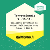 Osallistu TerveysSummit -arvontaan