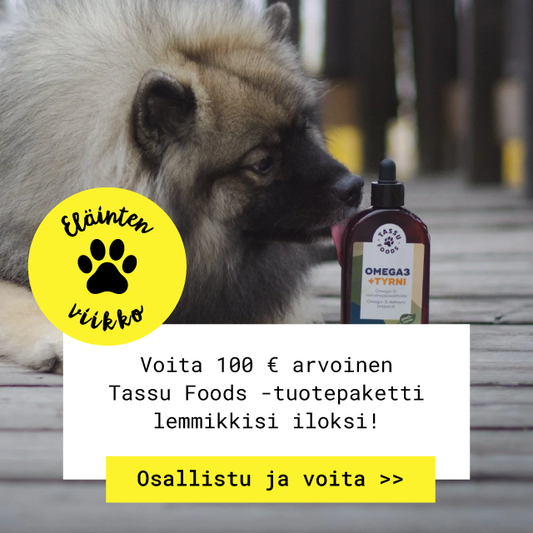 Tassu Foods -tuotepaketin arvonta