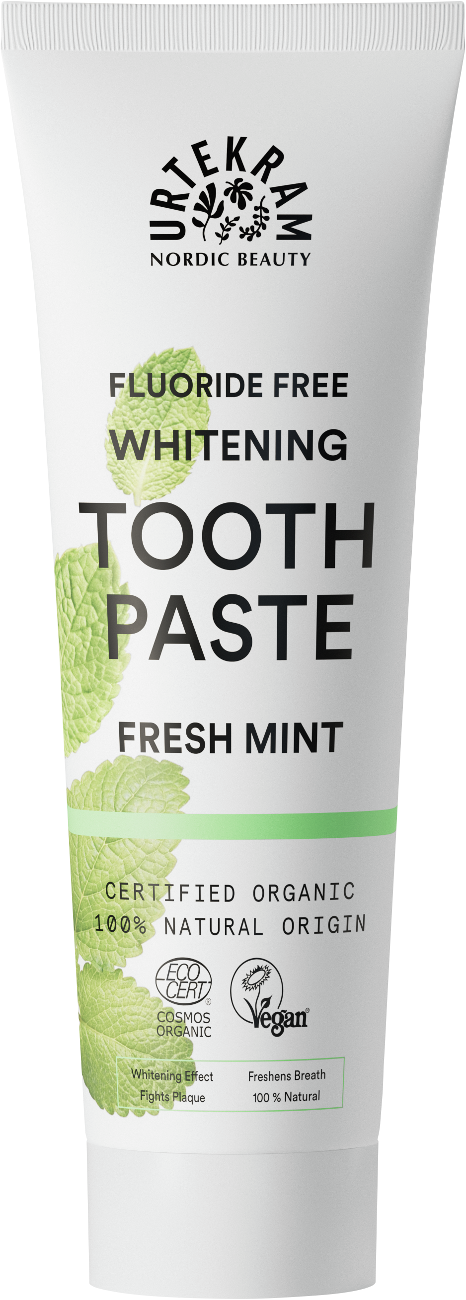 Urtekram Hammastahna Fresh Mint 75 ml, fluoriton luomuhammastahna