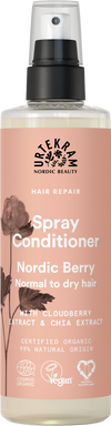 Urtekram Nordic Berry Hoitoainesuihke 250 ml, huuhtelematon hoitoainesuihke lakalla