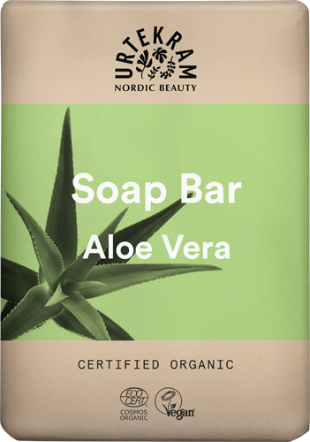 Urtekram Aloe Vera Palasaippua 100 g, mieto luomupalasaippua