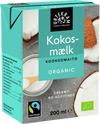 Urtekram Luomu Kookosmaito, tuotepakkaus 200 ml