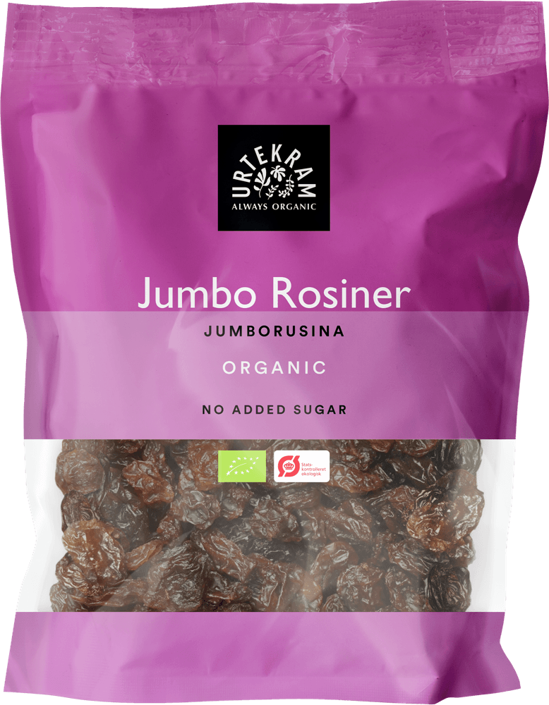 Urtekram Luomu Jumborusina, tuotepakkaus 200 g