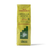 A yellow package of Argital Argilla Verde, an Italian natural green clay product. The rectangular packaging has a matte finish and features green text with both serif and sans-serif fonts. Visible geometric pattern on the front. Notable label information includes the product name and mention of natural ingredients. Studio setting, plain background, no people or hands visible.