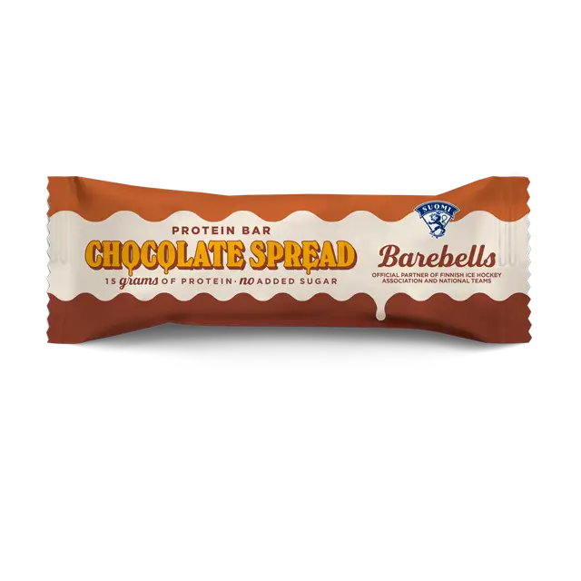Barebells Chocolate Spread -proteiinipatukka, 15 g proteiinia, ei lisättyä sokeria