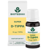 Bioteekki_Super_D-tippa pakkauskotelo ja lasipullo