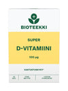Bioteekki Super D-vitamiini 100 mikrog