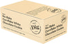 Dig Luomu Cornflake-Valkosuklaakeksi; beige suorakulmainen laatikko mattapinnalla, merkitty Organic No-Bake Cornflake White Chocolate Cookie, korostaen vegaanisuutta, gluteenittomuutta ja maidottomuutta; DIG Sweden -logo näkyy sivulla; etiketissä lihava mustan värinen groteskifontti pääteksteille; pakkaus on suljettu, sisältöä ei näy; kuvattu valkoista taustaa vasten, ei ihmisiä tai käsiä näkyvissä.