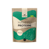 FOODIN LUOMU HAMPPU PROTEIINI, luonnollinen, 600 g; ruskea-vihreä pussi yksinkertaisella designilla ja uudelleensuljettavalla yläreunalla, tarjoaa luonnollisen kasviperäisen proteiininlähteen; mattapintainen joustopussi, lohkogroteskitekstiä valkoisena ja tummanvihreänä; ei ihmisiä tai käsiä; vaalea tausta, tuote keskitetty studiokuvassa.