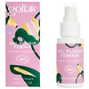 Goliate Stimuloiva Klitorisgeeli; vaaleanpunainen rasia ja pullo Goliate Gel Plaisir Féminin -geeliä kukkakuvioin ja ranskankielisin tekstein; molemmat merkitty BIO-sertifioinnilla ja Made in France -maininnalla; rasia suorakulmainen mattapinnalla, pullo sylinterin muotoinen pumppukorkilla; teksti pääosin groteskikirjasimella; valkoinen tausta, ei ihmisiä tai käsiä; suora tuotekuva.