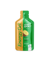 Hart-Sport Energy Gel Ananas + Kofeiini; vihreä ja keltainen HART SPORT Energy Gel -pussi, kuvituksena ananas ja suomenkielinen teksti "Ananas + kofeiini", paino 30 g sekä sininen High5-logo oikeassa alakulmassa; pussi kiiltäväpintainen ja suorakulmainen lovetuin reunoin; tuotenimi lihavoiduin suuraakkosin; tausta yksinkertainen, ei ihmisiä näkyvissä.