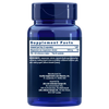 Life Extension Magnesium Citrate 100 mg; sininen ravintolisäpullo kiiltäväpintainen, sylinterimäinen ja kierrekorkillinen; etusivun etiketissä lihavoitu teksti "Supplement Facts", luetellen magnesiumpitoisuuden, ainesosat ja valmistajatiedot pienellä painatuksella; fontti selkeä groteskinen; pullo pystyssä valkoisella taustalla, ei ihmisiä eikä käsiä näkyvissä.