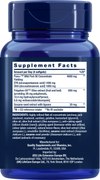 Life Extension Super Omega-3; sininen muovipullo kiertyvällä kiiltäväpintaisella etiketillä; etiketissä ravintosisältötaulukko ja ainesosat: villikalaöljytiiviste, seesaminsiemenuute, EPA, DHA, sesamiini, E-vitamiini; valmistaja- ja jakelijatiedot painettu etiketin alaosaan pienemmällä tekstillä; pelkistetty tasaisesti valaistu tausta, ei ihmisiä tai käsiä kuvassa, tavanomainen tuotekuva edestä.