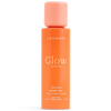 Luonkos Glow Nova Body Oil; oranssi muovipullo vastaavalla oranssilla kannella, lieriömäinen muoto, seisoo pystyssä valkoisella taustalla; pinta kiiltäväpintainen; etikettiteksti modernilla isoin kirjaimin kirjoitetulla fontilla: LUONKOS Glow Nova Sparkling Body Oil for normal to ageless skin, 150 ml; ei ihmisiä tai muita esineitä näkyvissä.