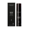 Madara AGE PRO Renew Night Cream; musta pullo ja laatikko Mádara Age Pro Renew Night Cream -tuotetta kypsälle iholle, koko 50 ml, valkoista tekstiä ja pelkistetty luonnonläheinen muotoilu molemmissa pakkauksissa; molemmat mattapintaisia; typografia on yksinkertaista groteskia pienessä ja keskikoossa; tuotteet seisovat pystyssä yksivärista taustaa vasten studiotuotekuvassa, ei ihmisiä tai rekvisiittaa näkyvissä.