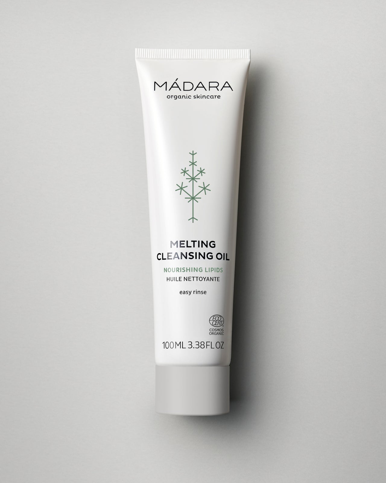 Madara Melting Cleansing Oil -puhdistusöljy 100 ml valkoisessa putkilossa