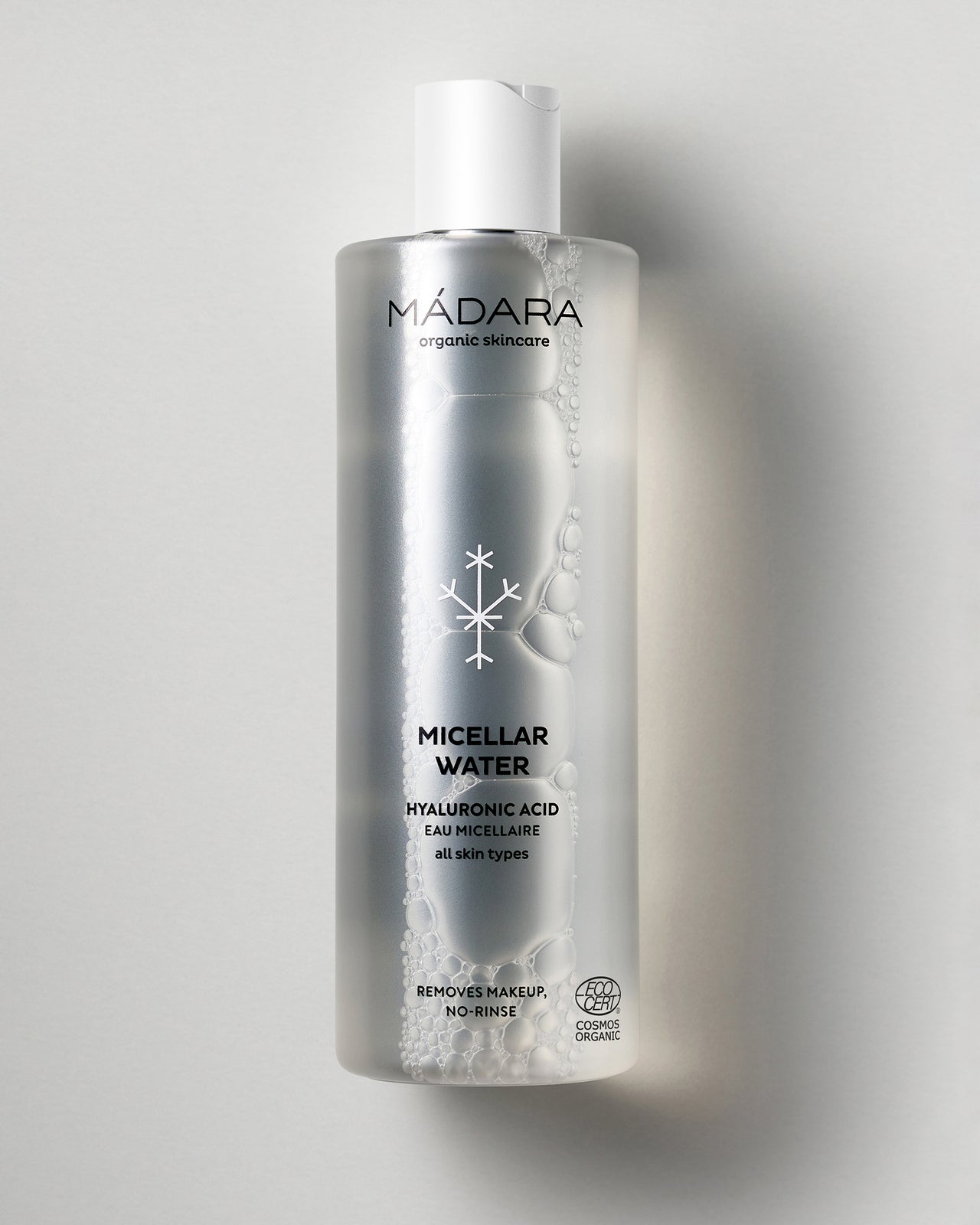 Madara Misellivesi 400 ml säästökoko kirkkaassa pullossa valkoisella korkilla