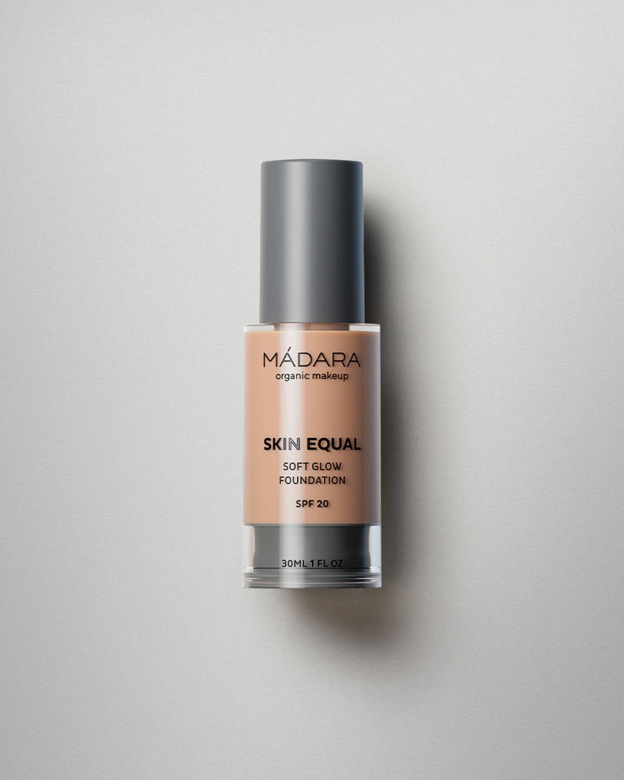Madara Skin Equal Meikkivoide Rose Ivory SPF20 pumppupullossa, uusi pakkaus