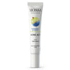 A tube of MOSSA Acne Act Spot Treatment for oily, acne-prone skin with gooseberry, blueberry, tea tree, and clarifying salicylic acid is shown against a white background. Tube is upright, primarily white with matte finish and minimalistic label design in black and blue text. Typeface is simple and sans-serif. No people or additional objects are visible.