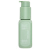 A green plastic bottle with a black pump dispenser, cylindrical in shape and matte finish. Label shows Forest Elixir Microbiome Skincare, iNOBE, Microbiome Enriching Gel Moisturizer, featuring advanced microbiome care in a 50 ml / 1.69 fl. oz. size in clear sans-serif font on white background. The product is photographed against a plain surface with no hands or additional props visible.