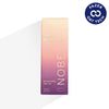 A gradient box labeled “Oat Wonder NOBE Nourishing Face Oil” stands upright on a flat surface, casting a distinct shadow. The packaging is rectangular with clean edges and features a smooth matte finish. A blue circular badge reading “FAZER OAT TECH” is in the top right. No people or hands are visible; background is plain and neutral. A gradient box labeled Oat Wonder NOBE Nourishing Face Oil stands upright with a shadow; a blue FAZER OAT TECH badge is displayed in the top right corner, highlighting the