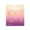A gradient pink and beige packet labeled Oat Wonder Superfood Skincare Hydrating Sheet Mask by Nobe Nordic Beauty, featuring nourishing oat extract, 23g/0.81oz. The packaging is rectangular with a matte finish and sealed edges. Label text uses a mix of bold and regular sans-serif fonts in varying sizes. The product is photographed against a plain light background with no people or objects present.