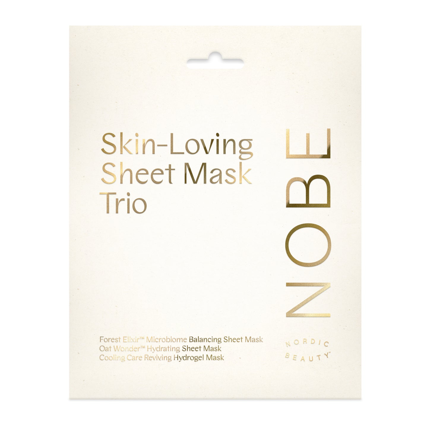 NOBE Skin-Loving Sheet Mask Trio-NOBE Nordic Beauty-Hyvinvoinnin Tavaratalo