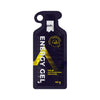 A 40g energy gel packet with bold yellow and white text reading ENERGY GEL and 1:0.8 Maltodextrin-Fructose. The packet features a dark color scheme with a glossy finish and an icon indicating lemon flavor. Packaging is flexible, rectangular, and sealed at both ends. Main label highlights use of maltodextrin for fast-acting energy. No people or background elements visible in the close-up product shot.