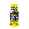 Puls Ginger + Energy Shot Sitrus; pullo tekstillä "Ginger+ energy shot citrus", sisältää 200 mg inkiväärinuutetta, luonnollista kofeiinia, kurkumaa, siperianginsengiä sekä B6-, B12- ja C-vitamiineja; keltainen ja musta pullo korostaa sokerittomuutta; muovipullo sylinterinmuotoinen kiiltäväpintaisena; lihavoitu valkoinen groteskiteksti keltaisella pohjalla, "No Sugar" mustana korostettuna; pystyssä valkoisella alustalla, ei ihmisiä kuvassa.