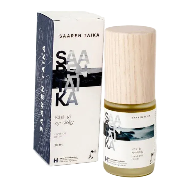 Saaren Taika Käsi- ja Kynsiöljy pakkauksineen