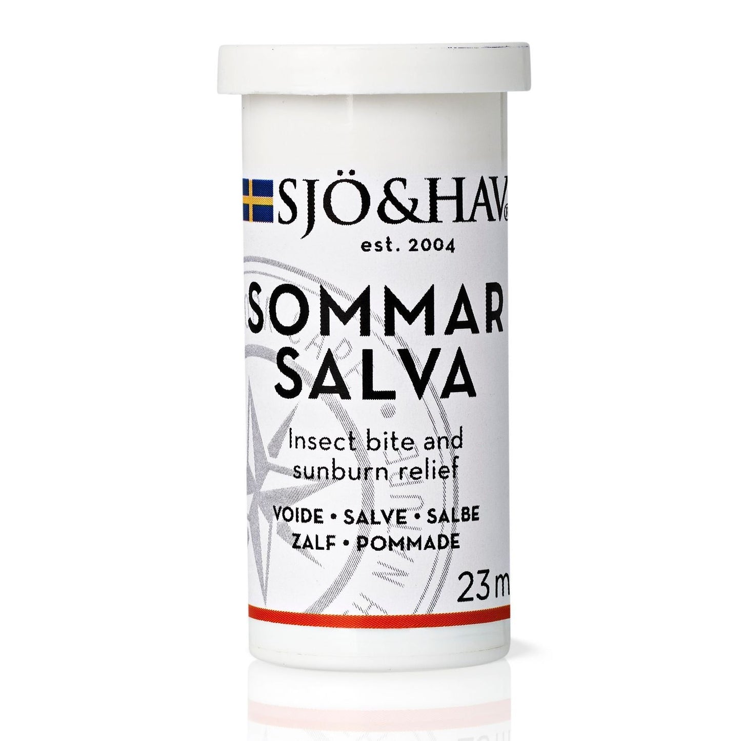 Sjö&Hav Rauhoittava Salva – viilentävä, hajusteeton salva hyönteisten puremiin ja kutinaan, 23 ml