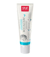 Valkoinen Splat Professional Biocalcium 100 ml -hammastahnatuubi turkoosilla korkilla