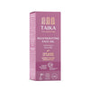 A pink rectangular box labeled “Taika Regenerating Face Oil,” matte finish, upright on a plain neutral background. Sans-serif white typography is used for the product name and benefits: Finnish microbial extract, 100% vegan ingredients, COSMOS natural certification. No people or hands in frame. A pink box of Taika Regenerating Face Oil showcases its benefits for signs of aging, featuring Finnish microbial extract, 100% vegan ingredients, and COSMOS natural certification.