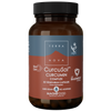 Terranova NextGen CurcuSol Curcumin Complex; ruskea pullo Terra Nova CurcuSol Curcumin Complex -tuotetta, 50 kasviskapselia; pullo lieriömäinen mattapinnalla ja tumma korkki; etiketti pääosin tummanpunainen ja valkoinen, groteskityyppografiaa, kuvakkeita 100 % vegaanisesta ja lisäaineettomasta koostumuksesta sekä Magnifood-logo; tuote pystyasennossa tasaisella taustalla, ei ihmisiä tai muita esineitä näkyvissä.