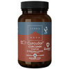 Terranova NextGen CurcuSol Curcumin Complex; ruskea pullo Terra Nova CurcuSol Curcumin Complex -tuotetta, 50 kasviskapselia; pullo lieriömäinen mattapinnalla ja tumma korkki; etiketti pääosin tummanpunainen ja valkoinen, groteskityyppografiaa, kuvakkeita 100 % vegaanisesta ja lisäaineettomasta koostumuksesta sekä Magnifood-logo; tuote pystyasennossa tasaisella taustalla, ei ihmisiä tai muita esineitä näkyvissä.