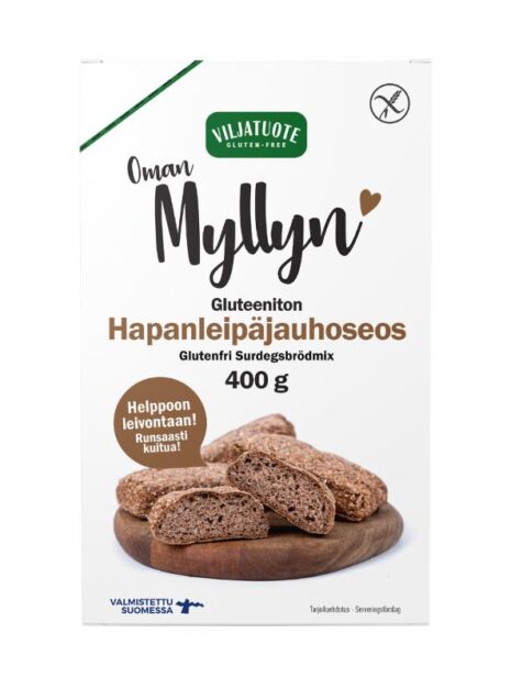 Virtasalmen Viljatuote Gluteeniton Hapanleipäjauhoseos, pakkaus 400 g