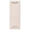 Whamisa Organic Flowers Cleansing Oil; beige suorakaiteen muotoinen rasia tekstillä ”Organic Flowers Cleansing Oil”, pelkistetty ulkoasu yksinkertaisella mustalla tekstillä; rasia mattapintaista kartonkia, etupaneelissa teksti ”Organic 61%” ja ”260ml / 8.7 fl. oz.”; typografia suoraviivaista groteskia, kaikki mustana ilman koristeellisia grafiikoita; ei ihmisiä tai muita esineitä, tausta tasainen valkoinen.