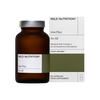 WILD NUTRITION Iron Plus for All -pullo, ruskea pullo pakkauksensa edessä; pullo sylinterimäinen mattapinnalla ja hopeisella korkilla; laatikko pääosin valkoinen mustin tekstausvapain tekstein, pienin värikorostuksin; luettavassa tekstissä C-vitamiini sekä maininta 30 kapselista; tausta neutraali ja yksinkertainen; ei ihmisiä tai käsiä näkyvissä.