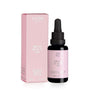 Flow Cosmetics Arctic Beauty Oil, antioksidanttinen hoito-öljy kuivalle ja ikääntyvälle iholle, 30 ml; vaaleanpunainen rasia ja tiputinpullo, joissa pohjoismaisia kasviaineksia; tiputinpullo läpinäkyvä, valkoinen korkki; etiketissä selkeää groteskitekstiä; molemmat pystyssä vaalealla taustalla studiokuvassa, ei ihmisiä.