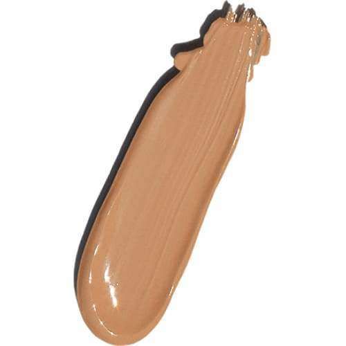 MÁDARA Skin Equal Meikkivoide, sävy Sand; sileä, beigenvärinen nestemäisen meikkivoiteen näyte kiiltävällä, säteilevällä pinnalla valkoisella taustalla; ei näkyvää pakkausta tai etikettitekstiä; epäsäännöllinen, orgaaninen muoto ilman muuta rekvisiittaa tai käsiä.