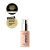 MÁDARA SOS Hydra Seerumi -pullo, vaaleanpunainen mattapinta, pumppuannostelija, valkoinen groteskiteksti; palkintotarrat "Beauty Shortlist Awards 2020 Editors Choice" ja "Annabelle Prix de Beauté 2017 Winner"
