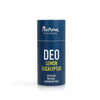 Nurme Purest Beauty DEO Lemon Eucalyptus -deodorantti; sininen, lieriömäinen tikku mattapinnalla ja pyöristetyin päin, muovia; etiketissä valkoista groteskitekstiä; ei muuta näkyvää tekstiä tai merkintöjä; tuote keskitetty vaalealle taustalle; ei ihmisiä tai käsiä; tehokas ja luonnollinen alumiiniton deodorantti raikkaalla sitruuna-eukalyptustuoksulla.