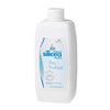 Silicea Original + Biotiini -pullo, 500 ml, valkoinen, sininen-valkoinen etiketti, valkoinen uritettu kierrekorkki; mattapintainen sylinterinmuotoinen pullo, musta-sininen groteskiteksti