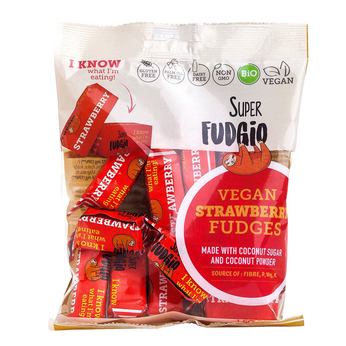 Superfudgio Luomu Mansikkafudge-Superfudgio-Hyvinvoinnin Tavaratalo